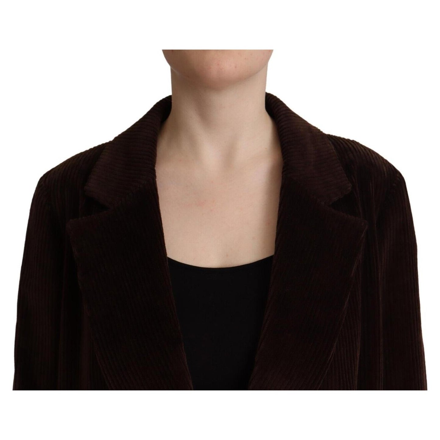 Dolce & Gabbana Elegant Burgundy Double-Breasted Trench Coat Dolce & Gabbana