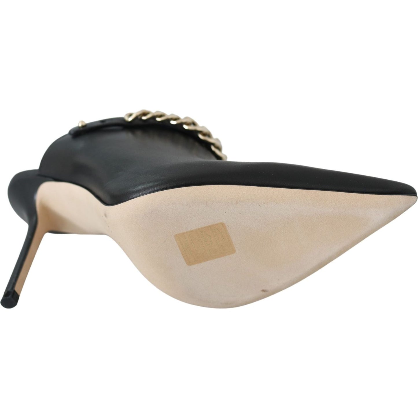 Jimmy Choo Black Calf Leather Lexx Pumps Shoes