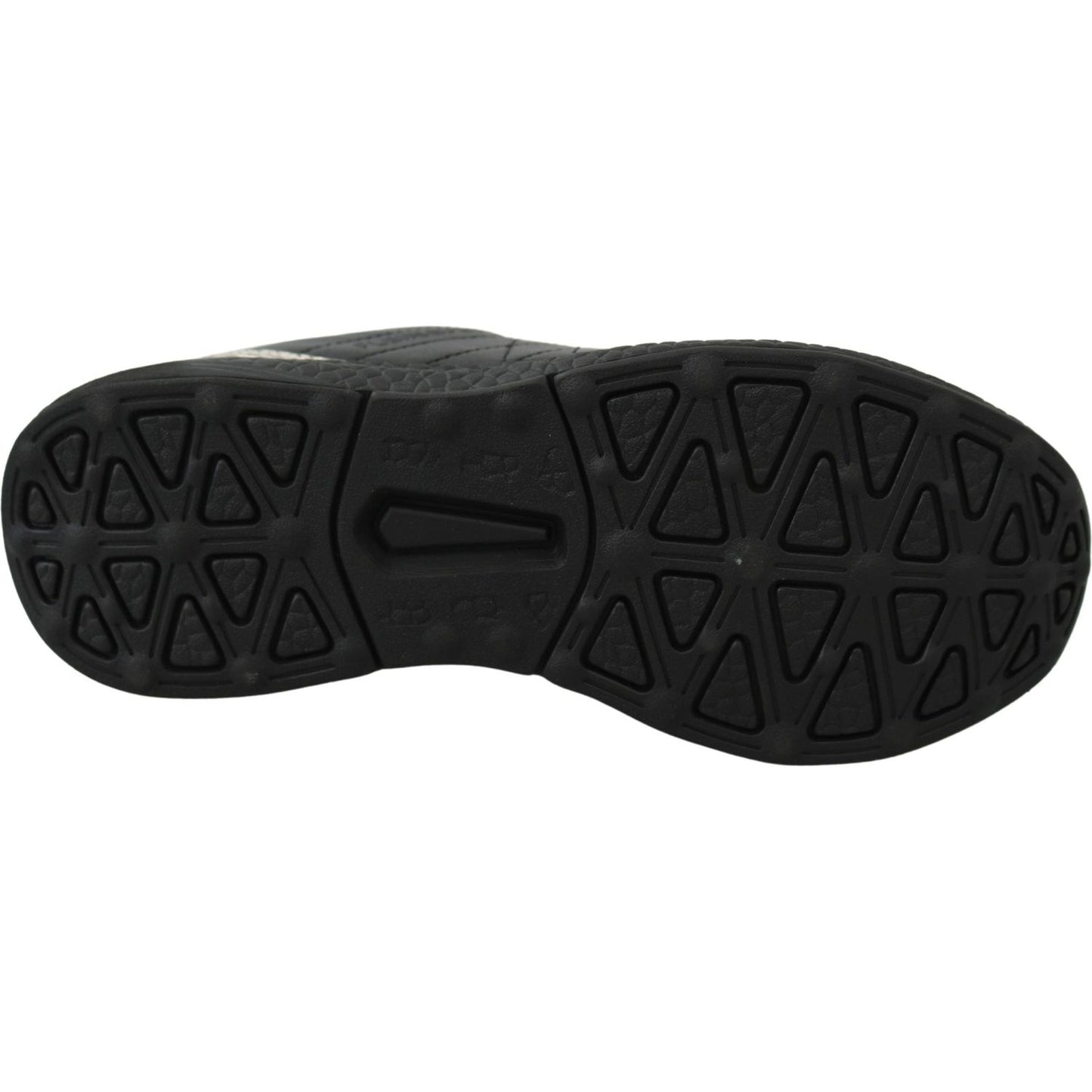 Plein Sport Black Polyester Runner Gisella Sneakers Shoes