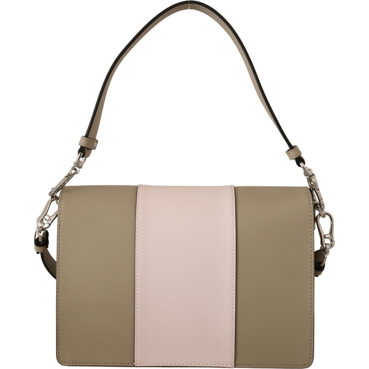 Karl Lagerfeld Chic Sage Shoulder Bag with Dual Straps Karl Lagerfeld