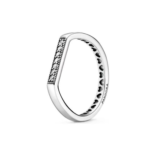 PANDORA JEWELS Mod. BAR STACKING - RING - Size 56 Ring PANDORA