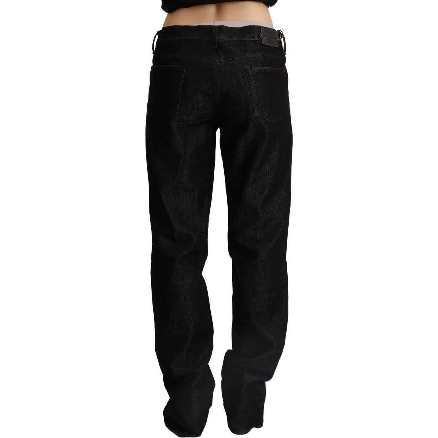 Ermanno Scervino Chic Straight Cut Low Waist Jeans Ermanno Scervino