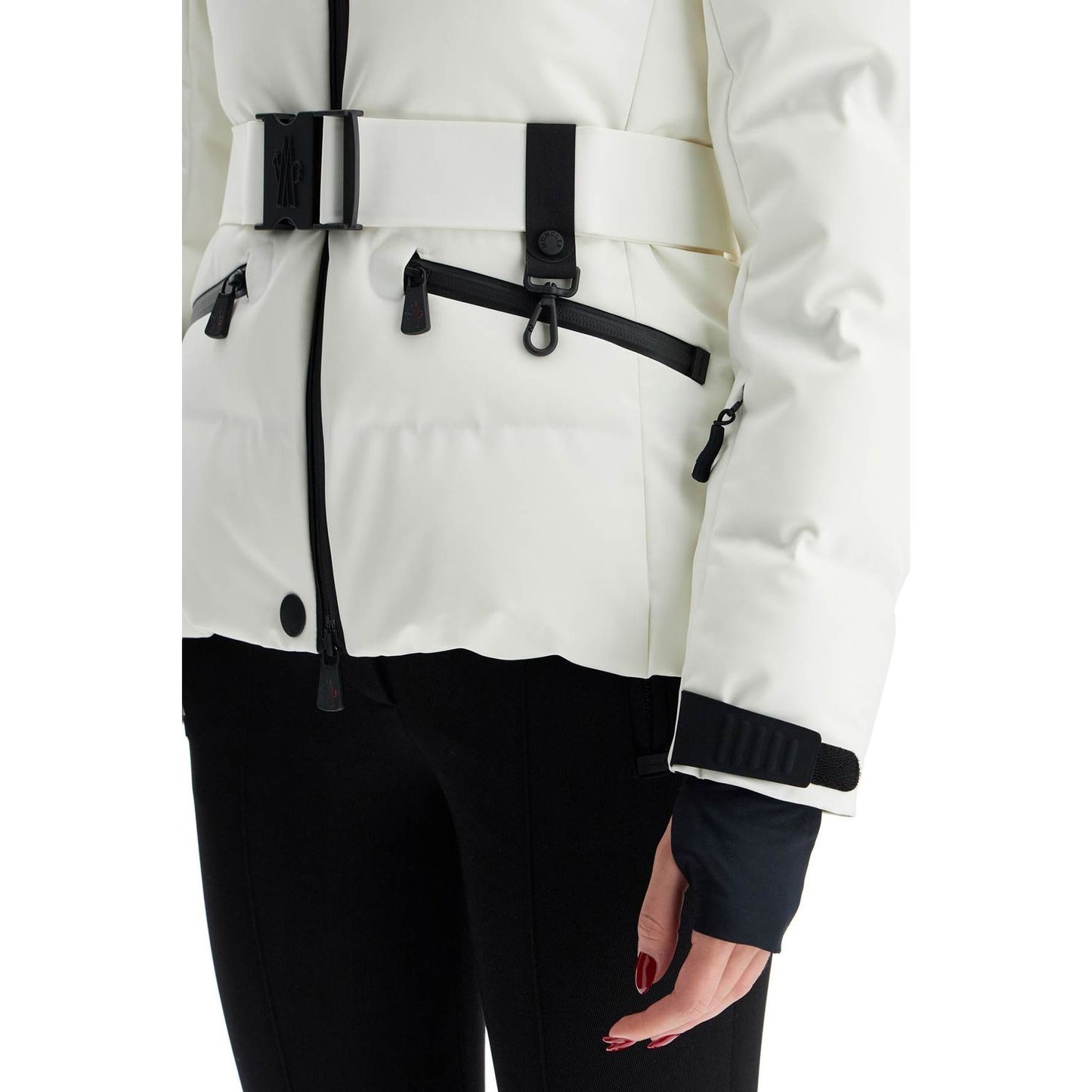 Moncler Grenoble tolima ski down jacket with belt