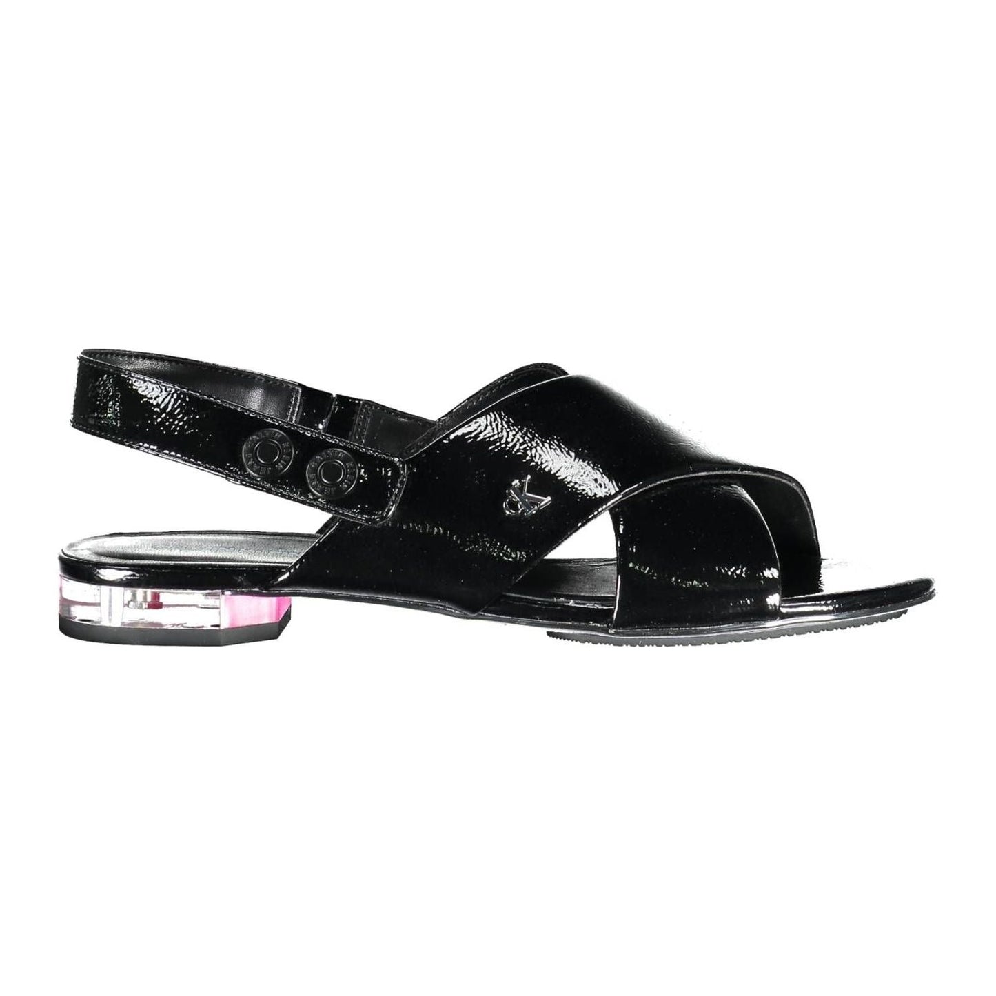 Calvin Klein Black Polyethylene Women Sandal Calvin Klein