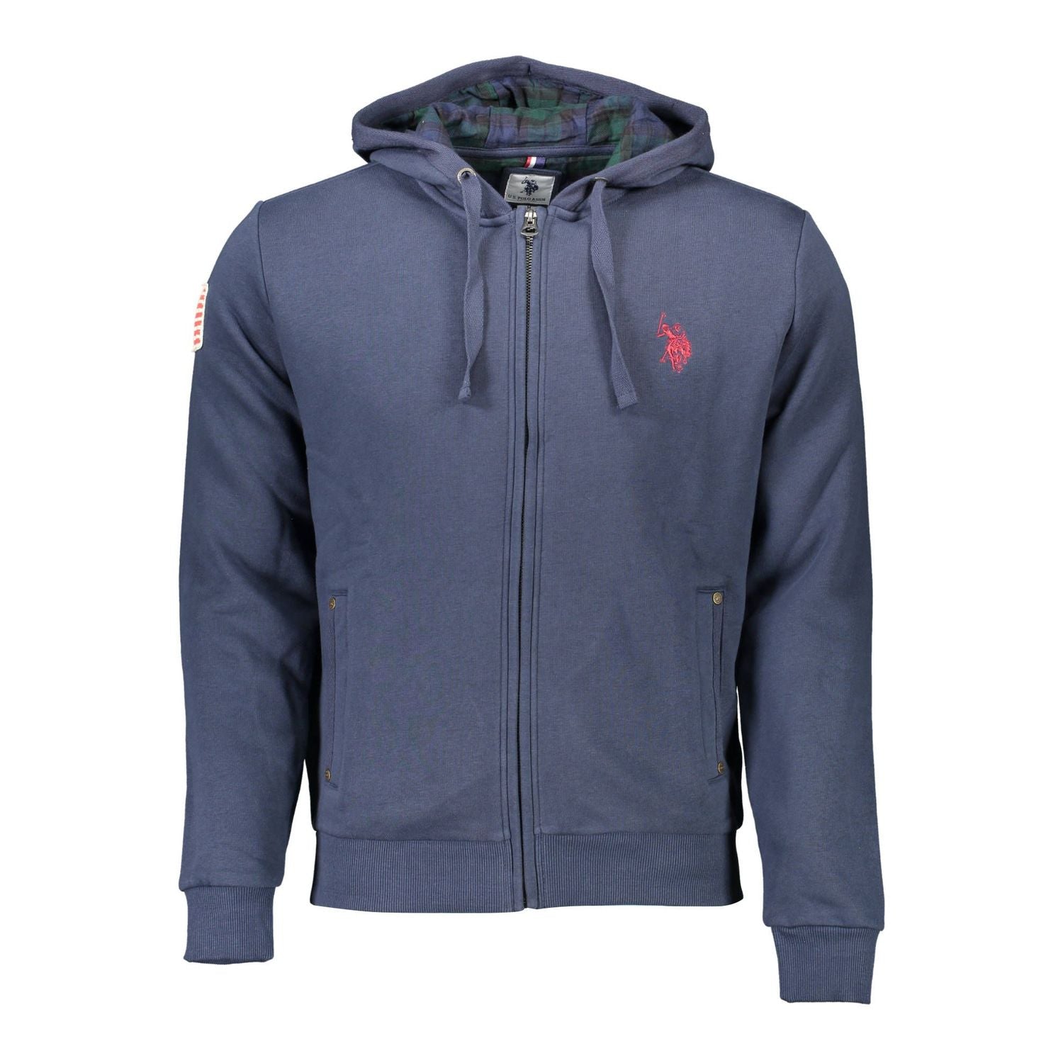 U.S. POLO ASSN. Blue Cotton Men Sweatshirt