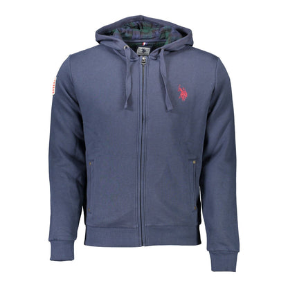 U.S. POLO ASSN. Blue Cotton Men Sweatshirt