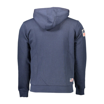U.S. POLO ASSN. Blue Cotton Men Sweatshirt