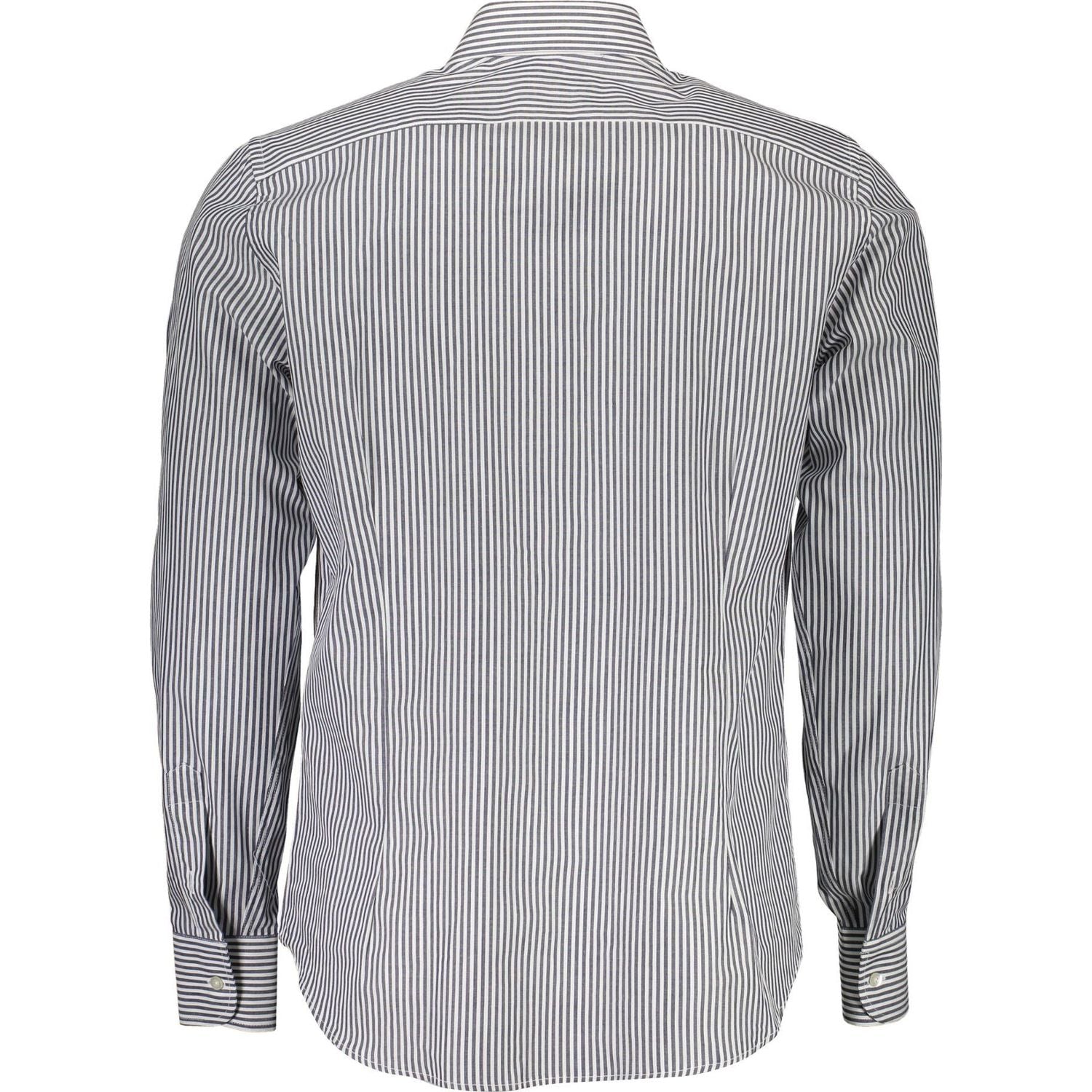 La Martina Blue Cotton Men Shirt