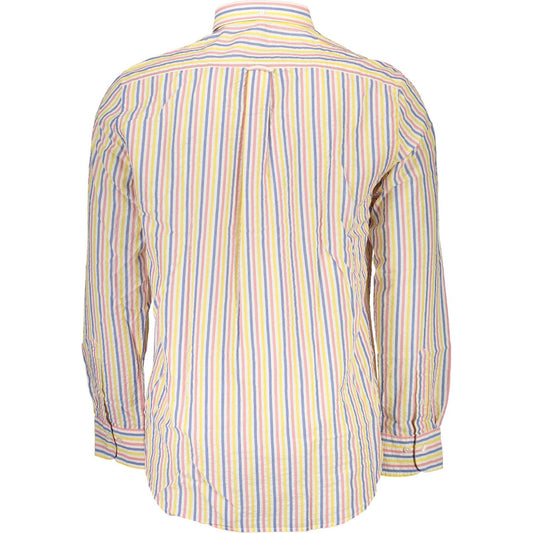 Gant White Cotton Men Shirt Gant