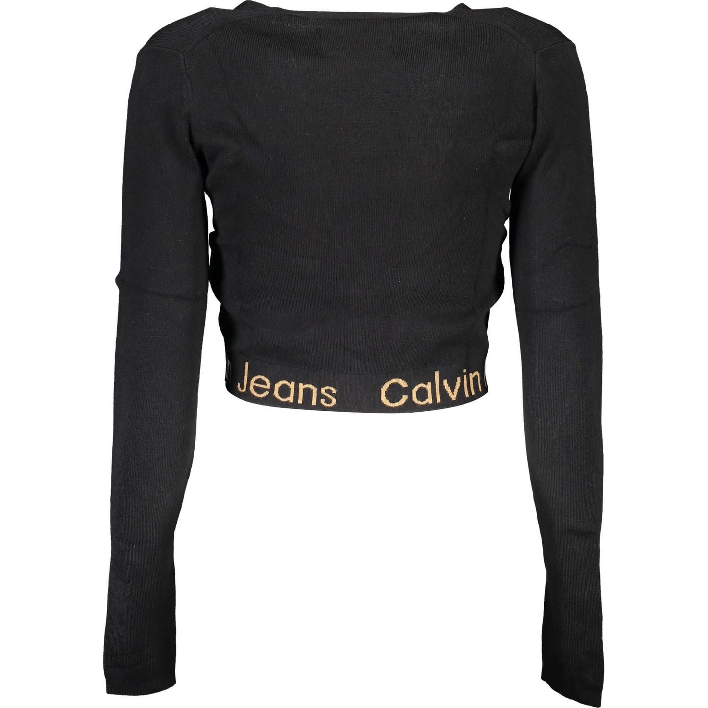 Calvin Klein Black Lyocell Women Sweater Calvin Klein