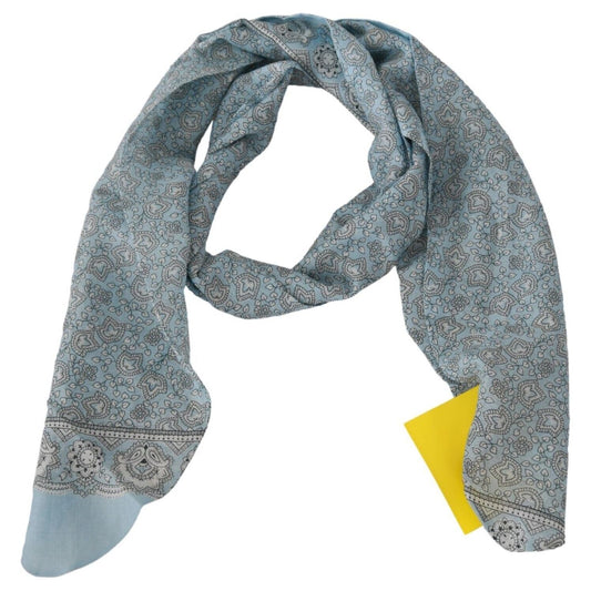 Ermanno Scervino Elegant Silk Bandana Wrap Shawl Scarf Ermanno Scervino