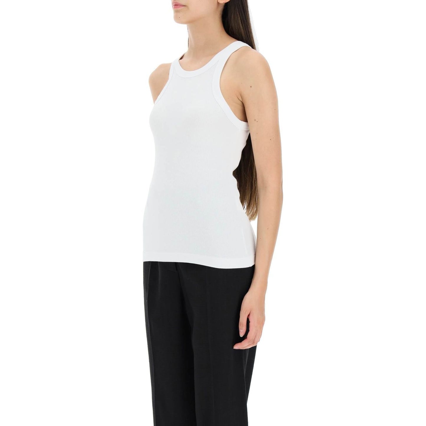 Toteme curved rib tank top Topwear Toteme