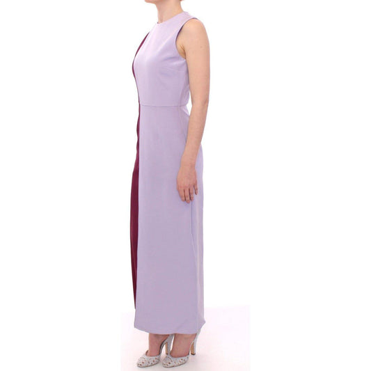 Barbara Casasola Elegant Long Silk Gown in Lavender Barbara Casasola