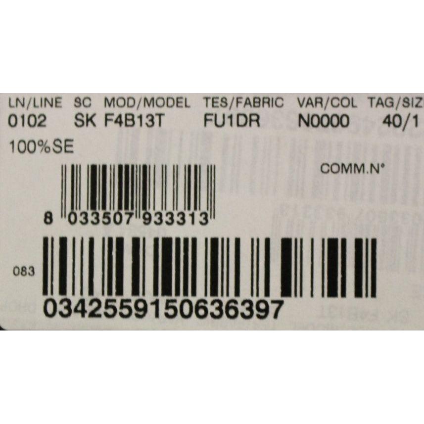 تنورة سوداء أنيقة من الحرير للسهرات من دولتشي آند غابانا