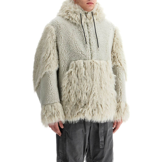 Sacai hooded fleece jacket with hood Vests Sacai