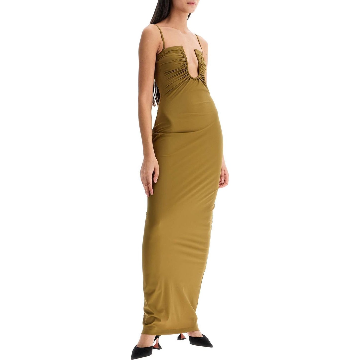 Christopher Esber maxi lycra dress with u-neckline Dresses Christopher Esber