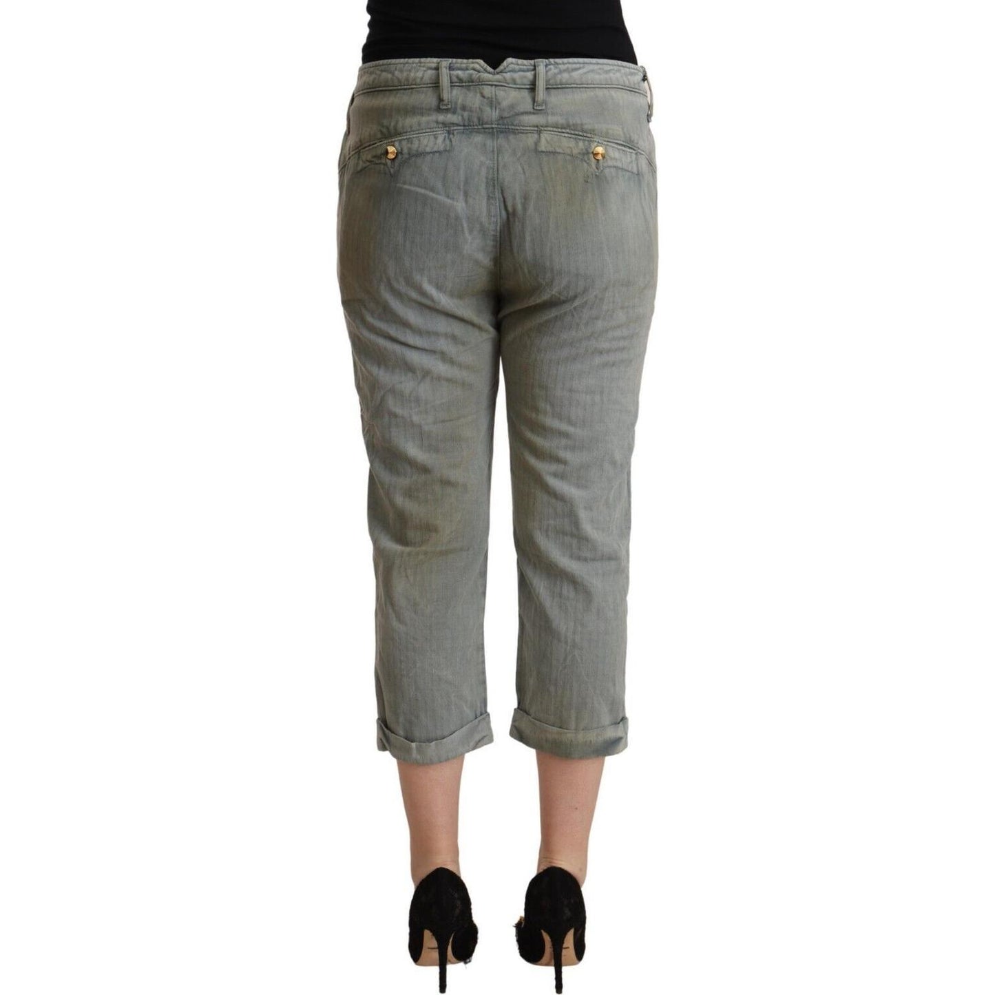 CYCLE Chic Mid Waist Cropped Skinny Pants CYCLE