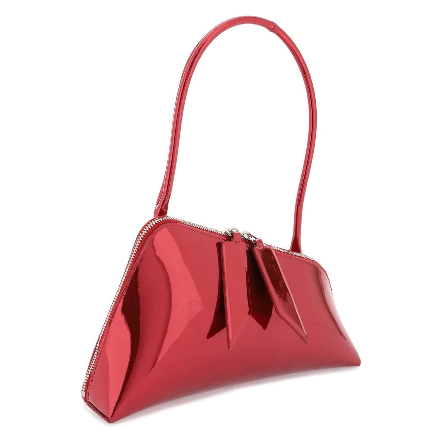 The Attico mirror-effect sunrise shoulder bag Handbag The Attico