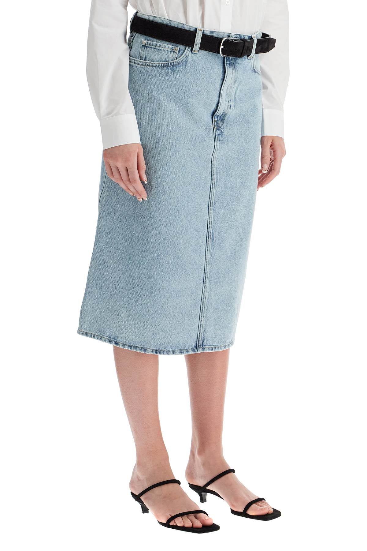 Toteme denim midi skirt in seven Skirts Toteme