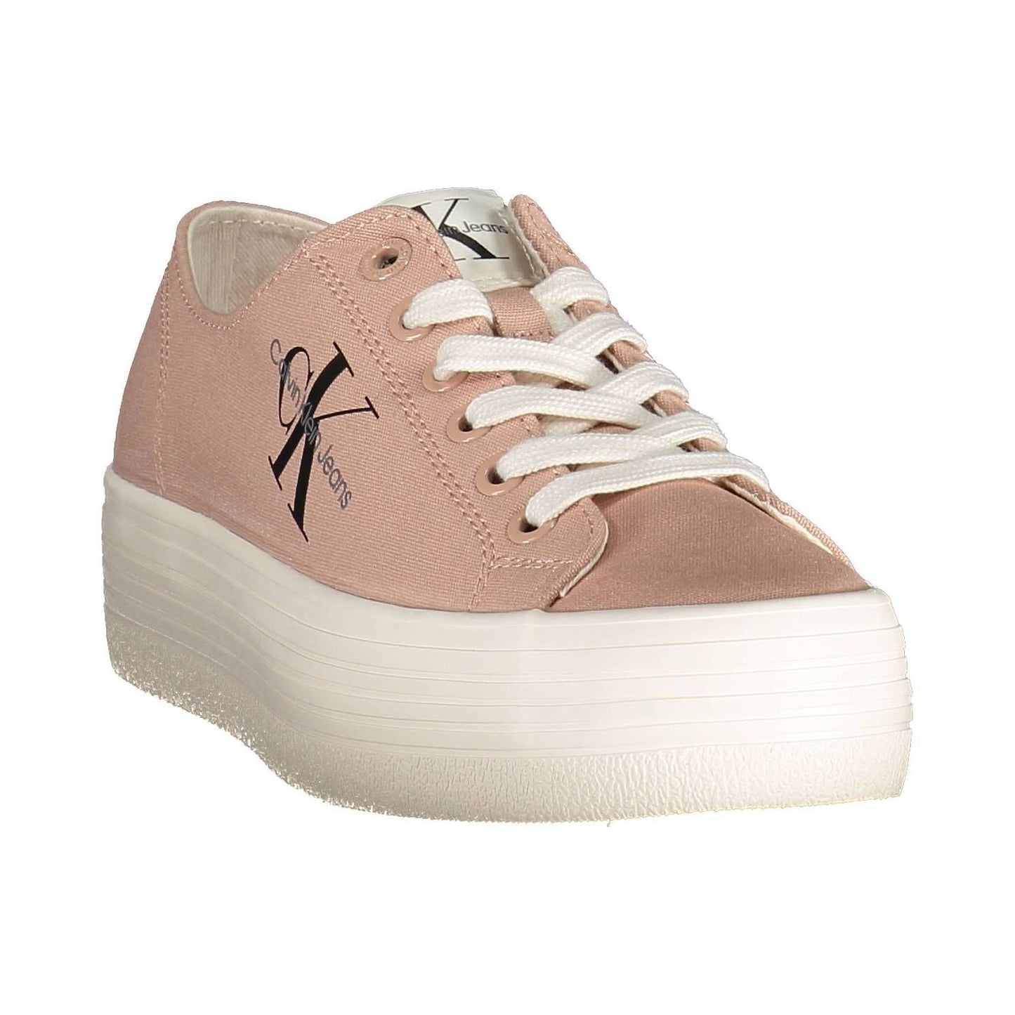 Calvin Klein Pink Cotton Women Sneaker Calvin Klein