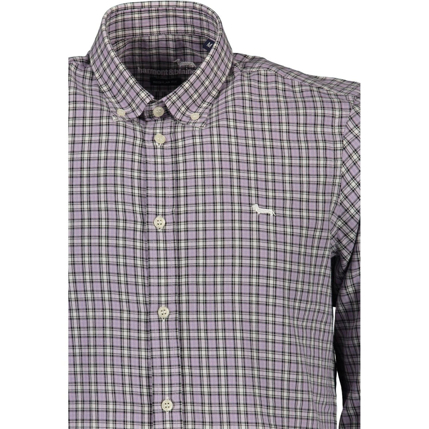 Harmont & Blaine Purple Cotton Men Shirt Harmont & Blaine