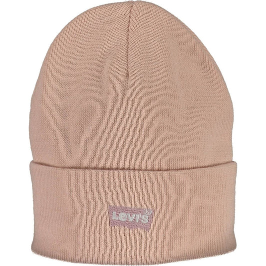 Levi's Pink Acrylic Women Hat Levi's