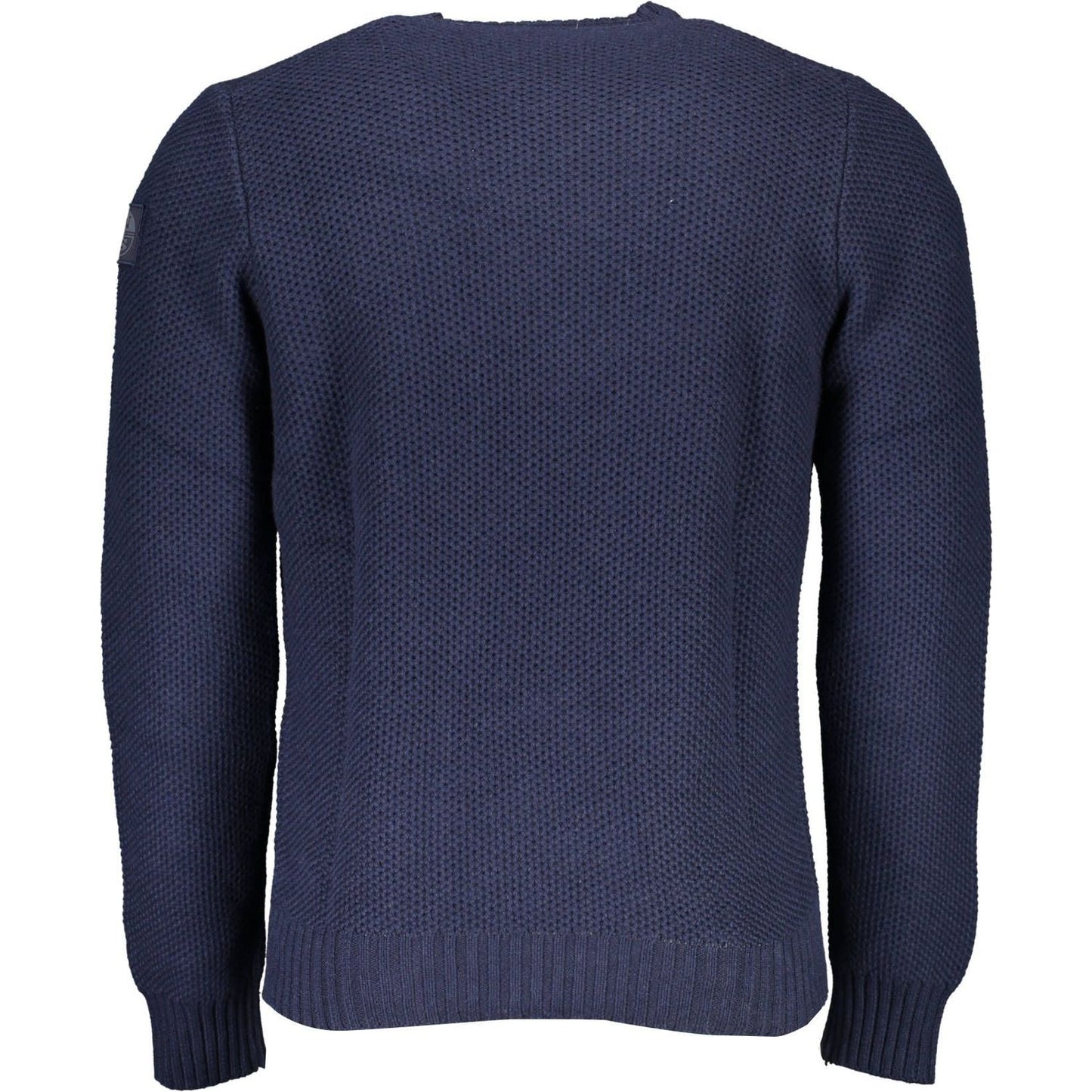 North Sails Blue Cotton Men Sweater North Sails