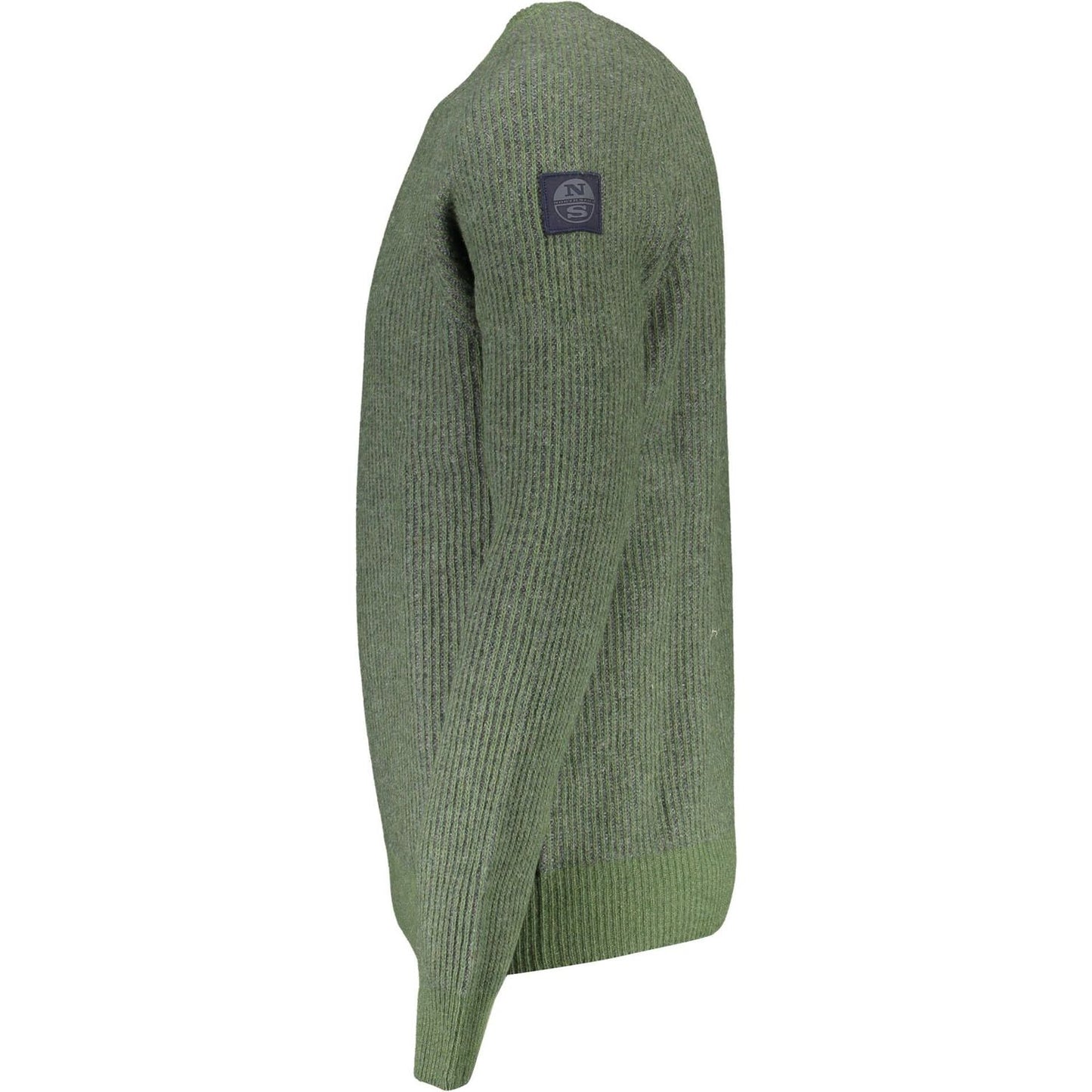 North Sails Green Wool Men Sweater North Sails