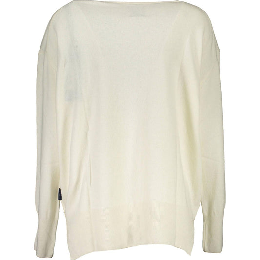 North Sails White Wool Women Sweater North Sails