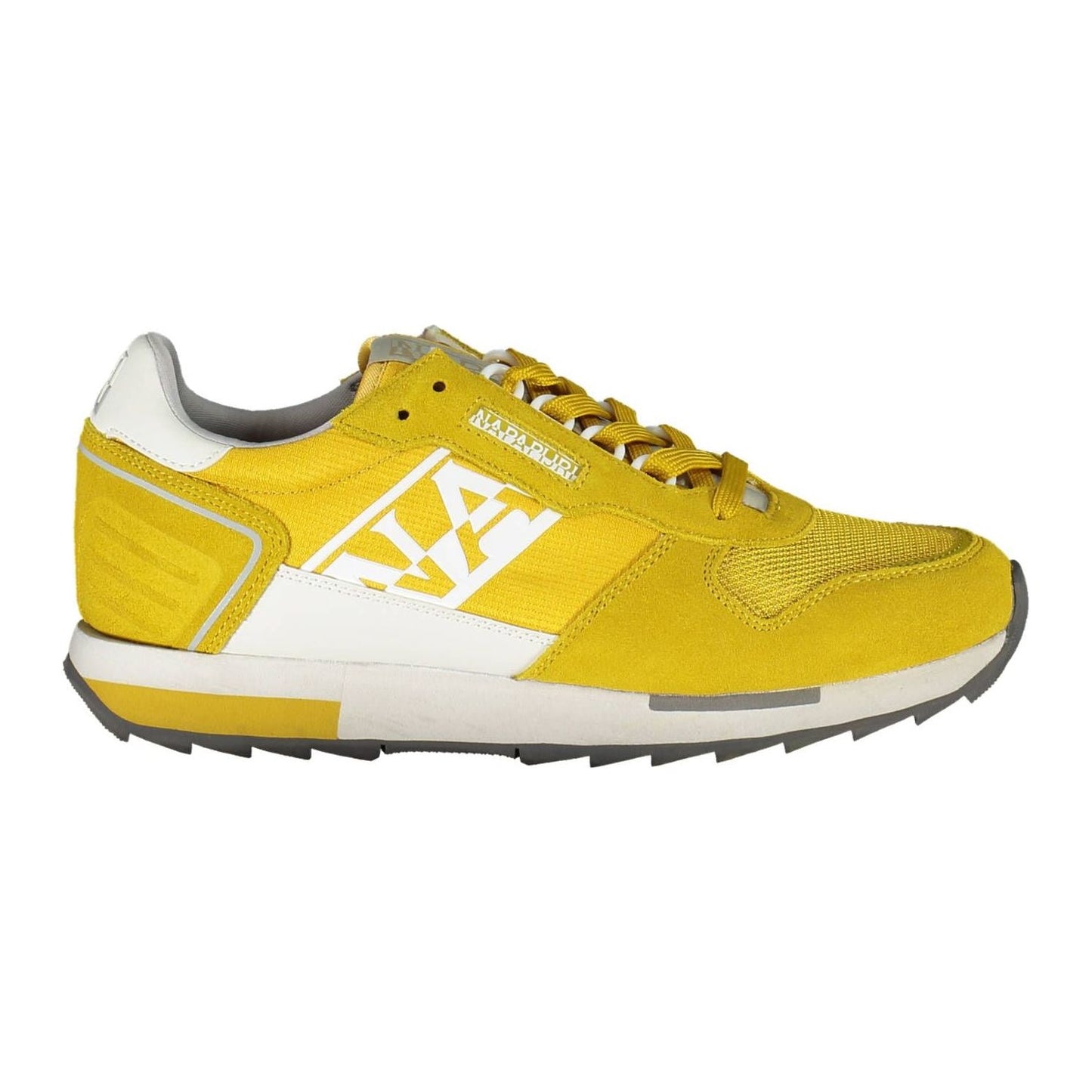 Napapijri Yellow Polyester Men Sneaker Napapijri