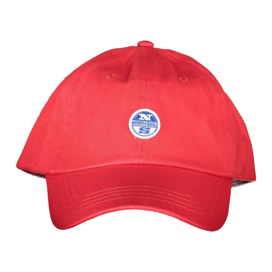 North Sails Red Cotton Men Cap North Sails