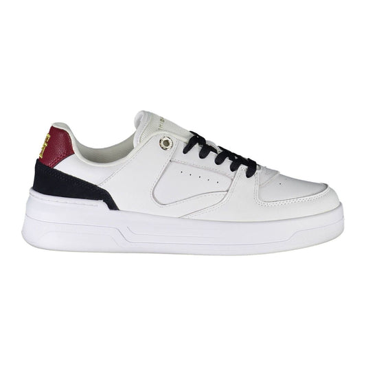 Tommy Hilfiger White Leather Women Sneaker Tommy Hilfiger