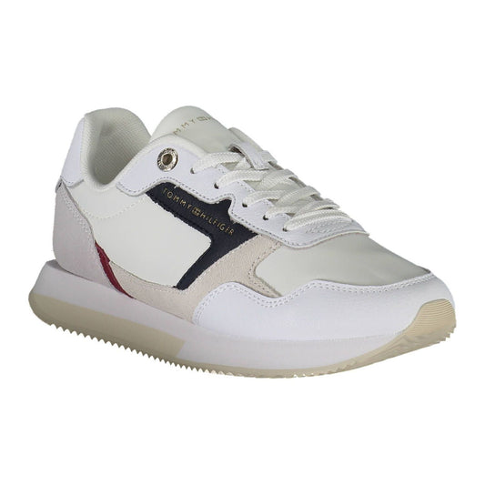 Tommy Hilfiger White Leather Women Sneaker Tommy Hilfiger