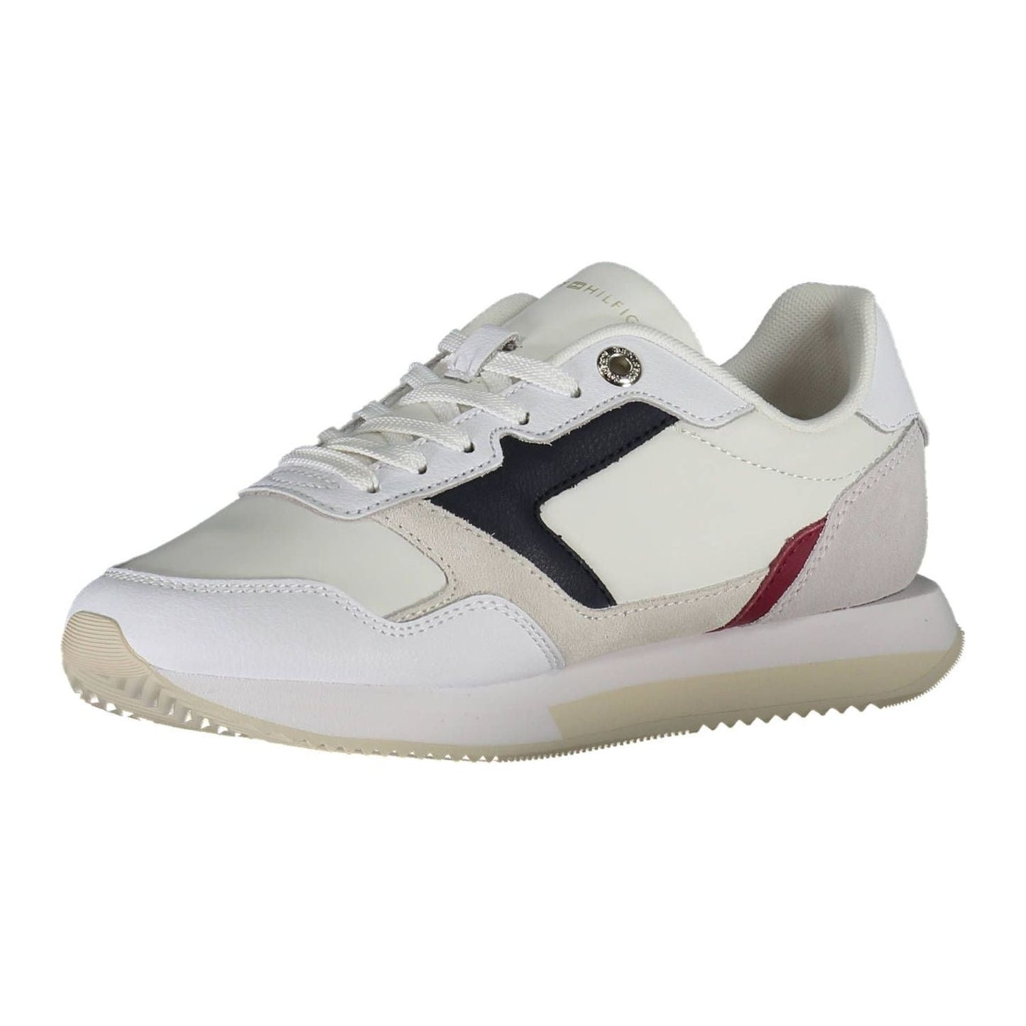 Tommy Hilfiger White Leather Women Sneaker Tommy Hilfiger