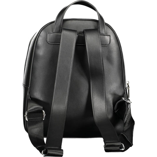 BYBLOS Black Polyethylene Women Backpack BYBLOS