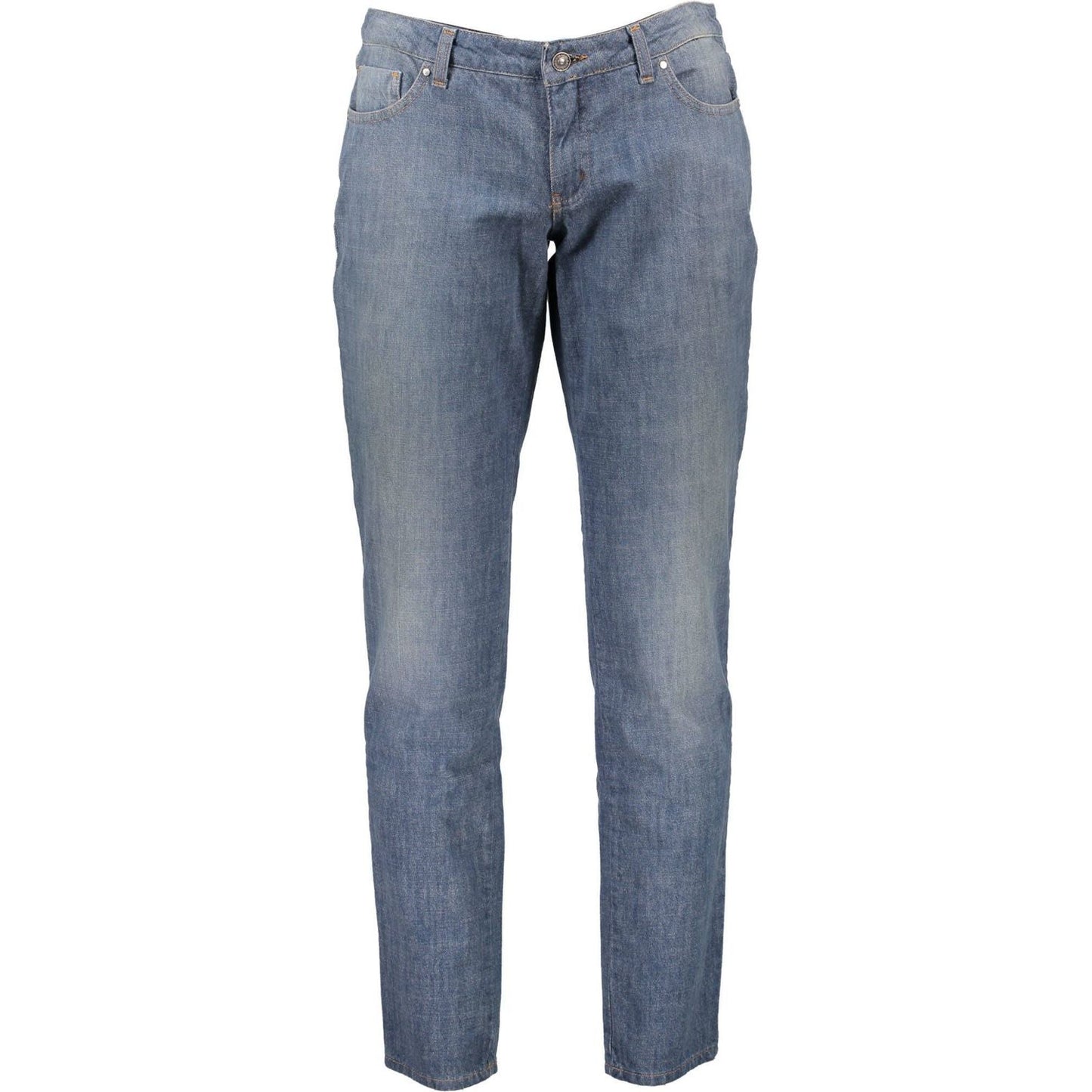 Costume National Blue Cotton Women Jeans Costume National