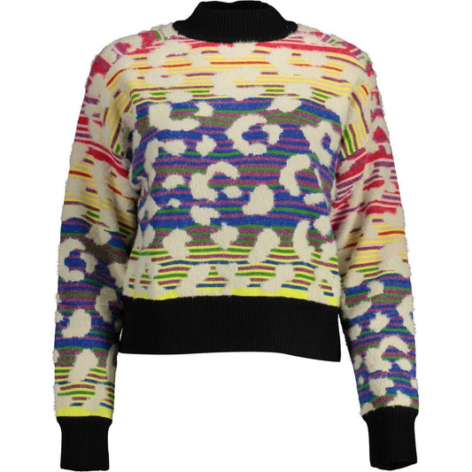 Desigual Blue Polyamide Women Sweater Desigual