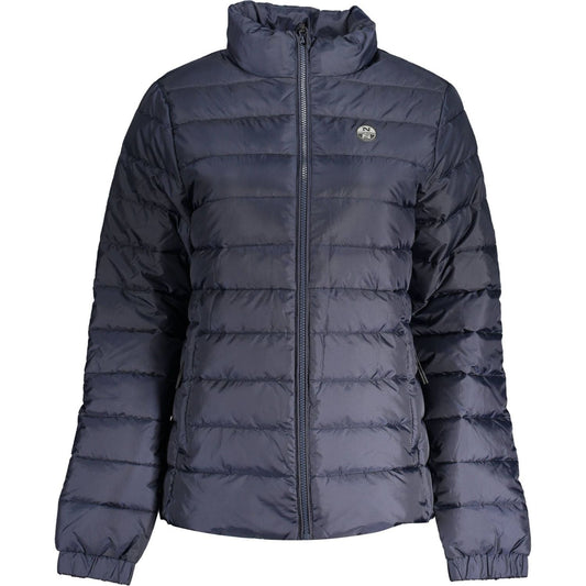 North Sails Blue Polyester Women Jacket North Sails