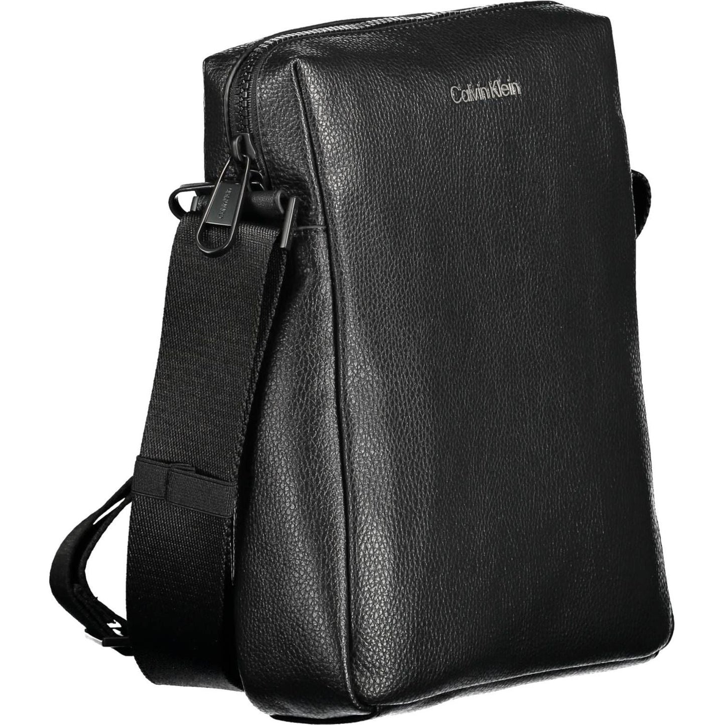 Calvin Klein Black Polyester Men Shoulder Bag Calvin Klein