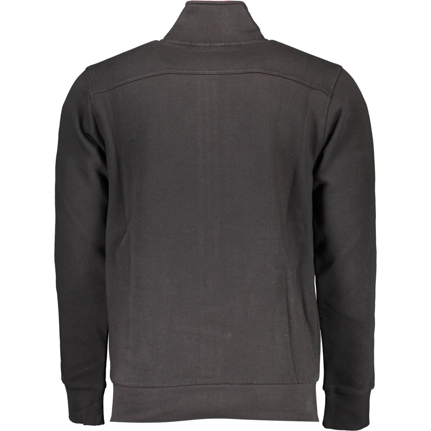 U.S. Grand Polo Black Cotton Men Sweater U.S. Grand Polo