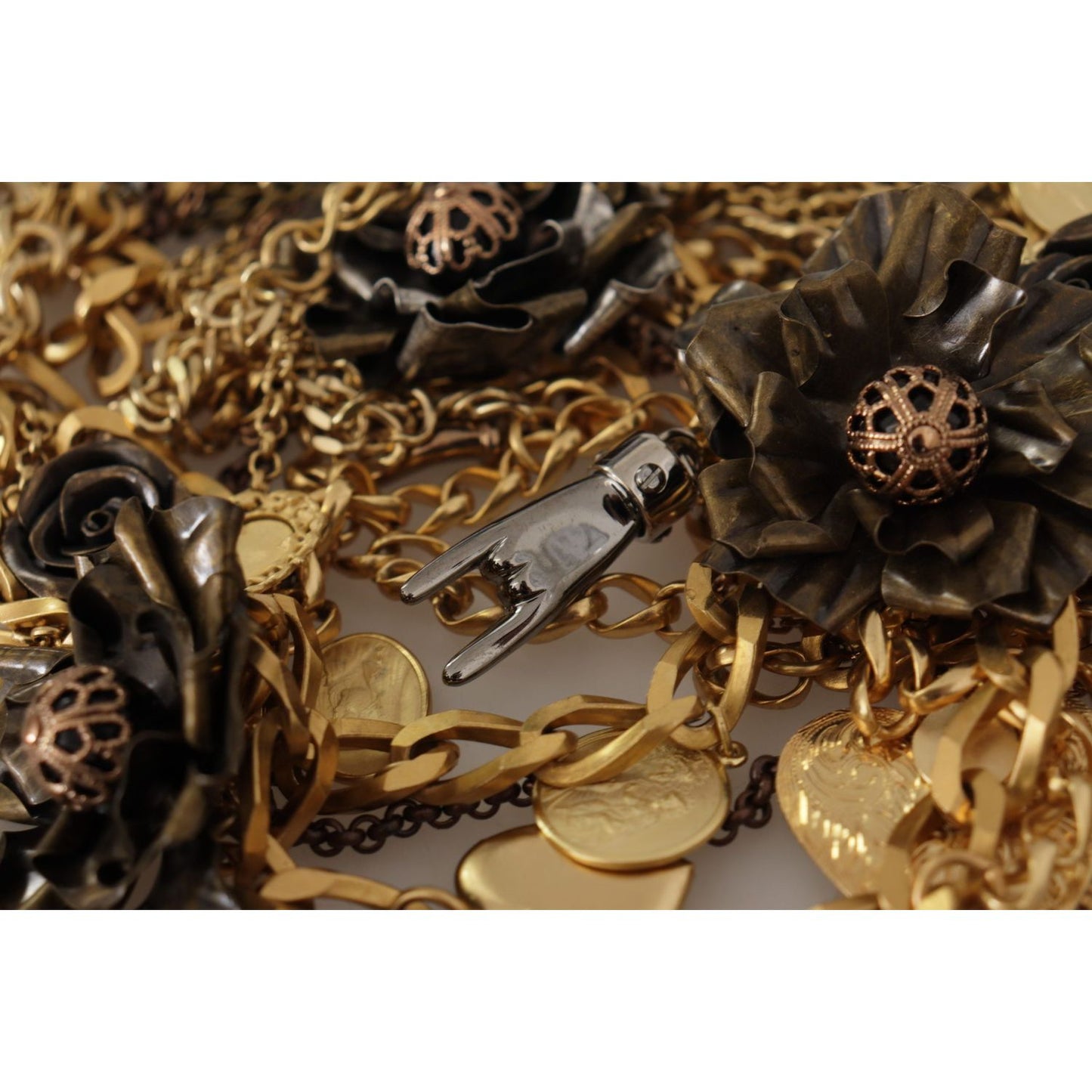 Dolce & Gabbana Sicilian Glamour Gold Statement Necklace WOMAN NECKLACE Dolce & Gabbana