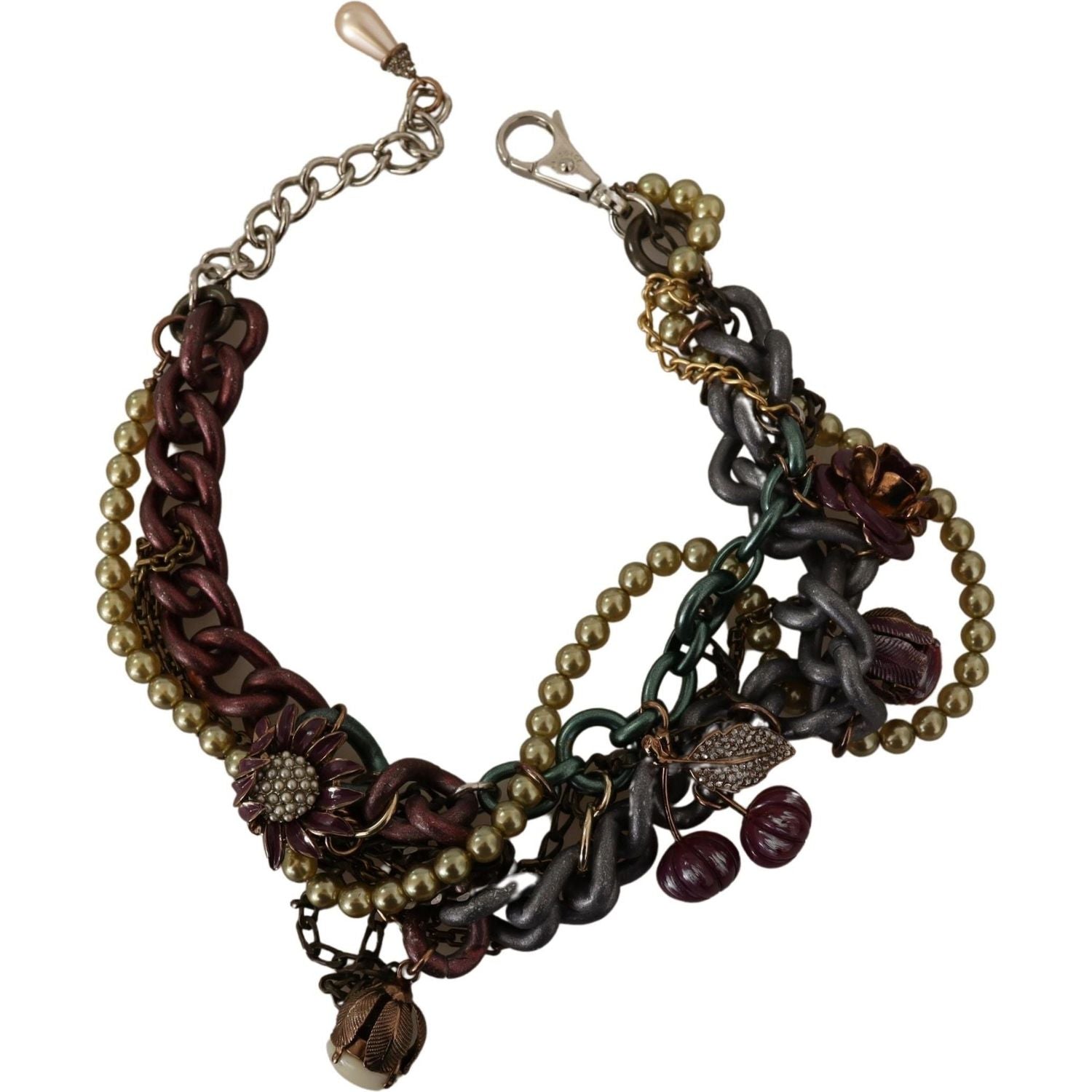 قلادة ذهبية اللون من مجموعة دولتشي آند غابانا سيسيليان إليجانس