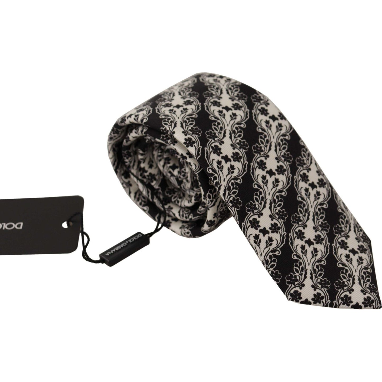 Dolce & Gabbana Elegant Floral Print Silk Bow Tie Dolce & Gabbana