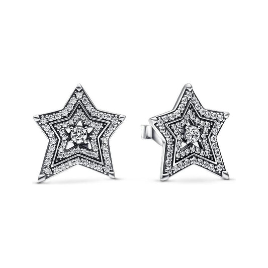 PANDORA JEWELS Mod. CELESTIAL ASYMMETRIC STAR DESIGNER FASHION JEWELLERY PANDORA