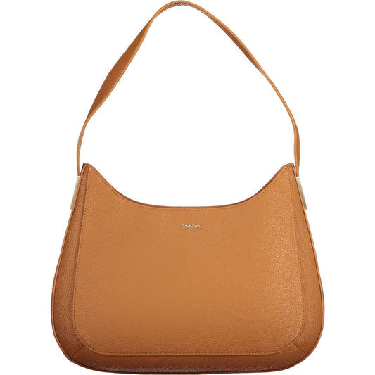 Calvin Klein Brown Polyester Women Handbag Calvin Klein