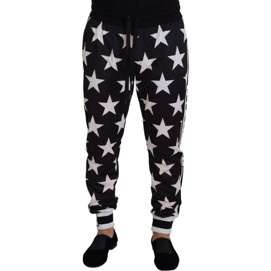 Dolce & Gabbana Star Print Casual Sweatpants with Logo Detail Dolce & Gabbana