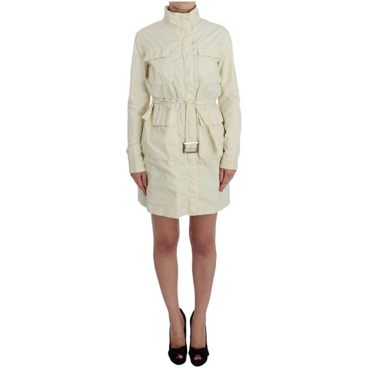 P.A.R.O.S.H. Beige Weather Proof Trench Jacket Coat P.A.R.O.S.H.