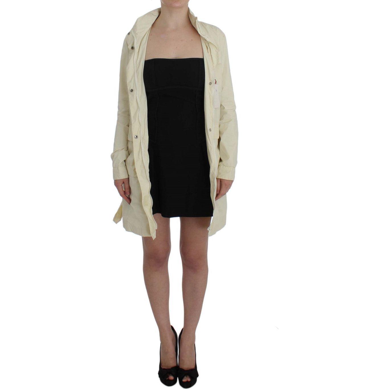 P.A.R.O.S.H. Chic Beige Trench Jacket Coat Coats & Jackets P.A.R.O.S.H.