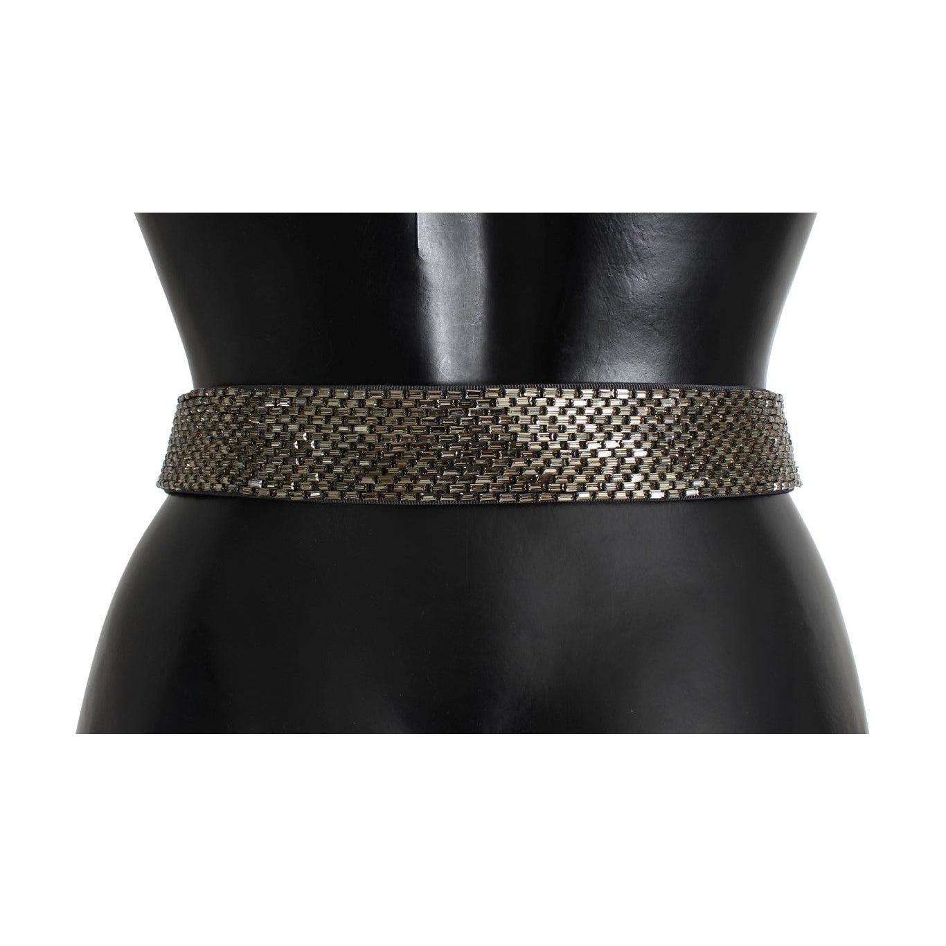 Dolce & Gabbana Embellished Sequined Wide Waist Belt Belt Dolce & Gabbana