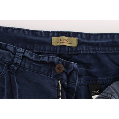 Costume National Blue Cotton Blend Denim Jeans